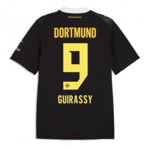 Borussia Dortmund Serhou Guirassy #9 Jalkapallovaatteet Vieraspaita 2026-27 Lyhythihainen